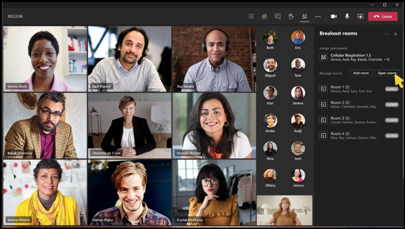 Breakout Rooms Teams