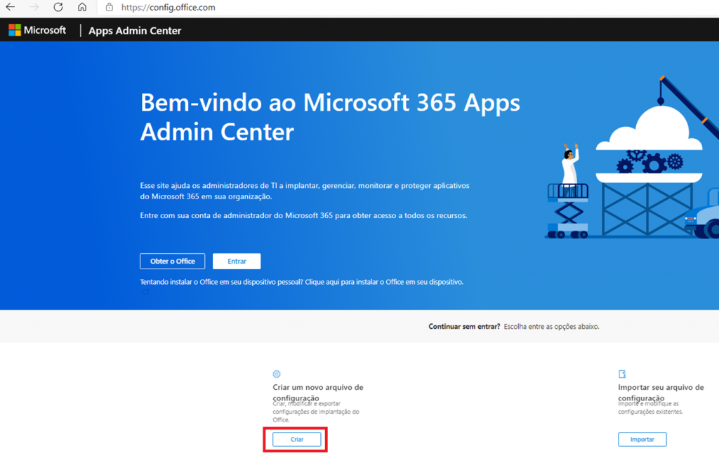 Como configurar o arquivo de implantação customizada do Office 365