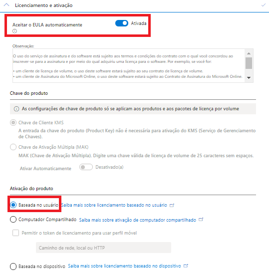 Como configurar o arquivo de implantação customizada do Office 365