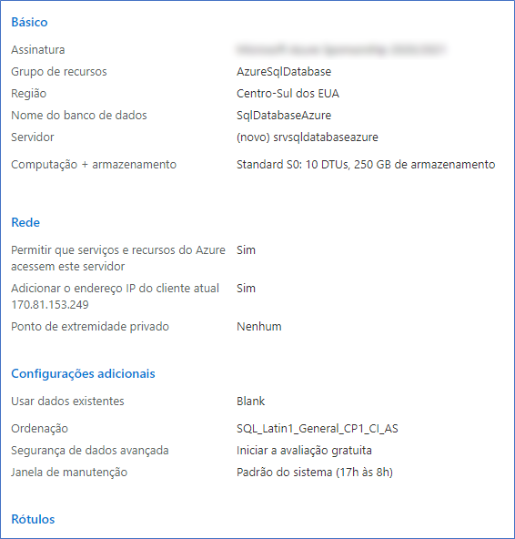 Como Criar Um Banco De Dados Sql No Azure Wtsnet