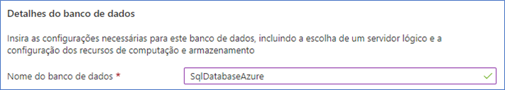 Como criar um banco de dados SQL no Azure