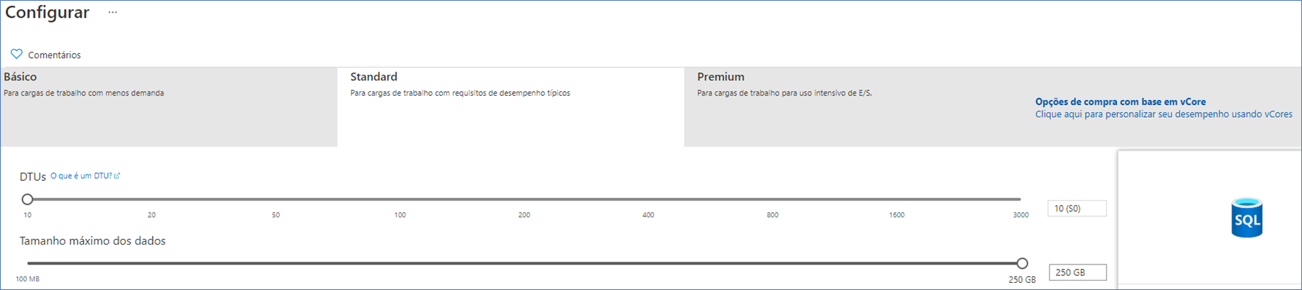 Como criar um banco de dados SQL no Azure