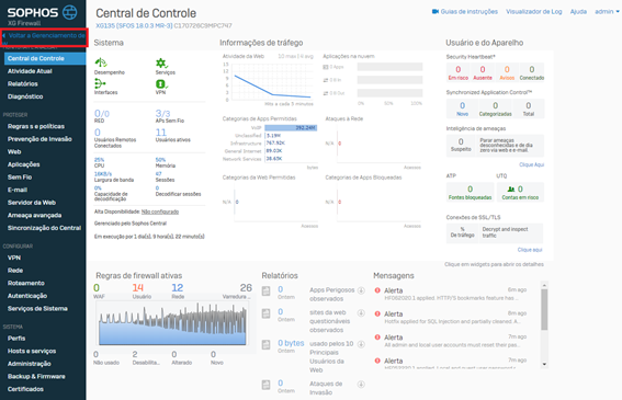 Integração Sophos XG e Sophos Central